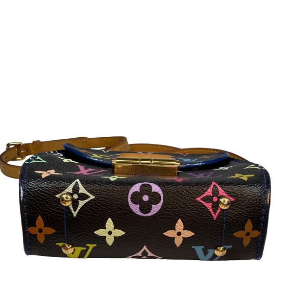 Louis Vuitton Multicolor Heartbreaker Bag Monogram Crossbody Vintage Black LV - Picture 5 of 16